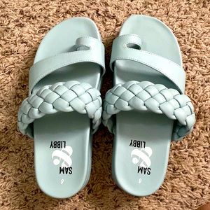 Sam & Libby sandals | color light blue | platform